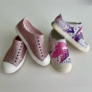Native Jefferson Girls size 11 Shoes, 2 PAIR!!